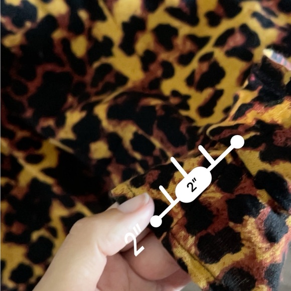 Free people leopard print v-neck romper - Picture 4 of 6